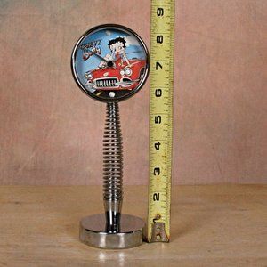Chevy Betty 8.5-Inch-Tall Collectible Desk / Car Dash Alarm Clock. Works.
